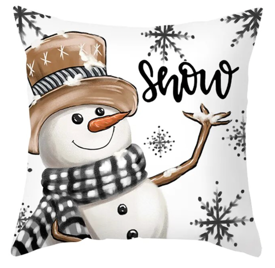 Soft Toned Christmas Pillow Covers