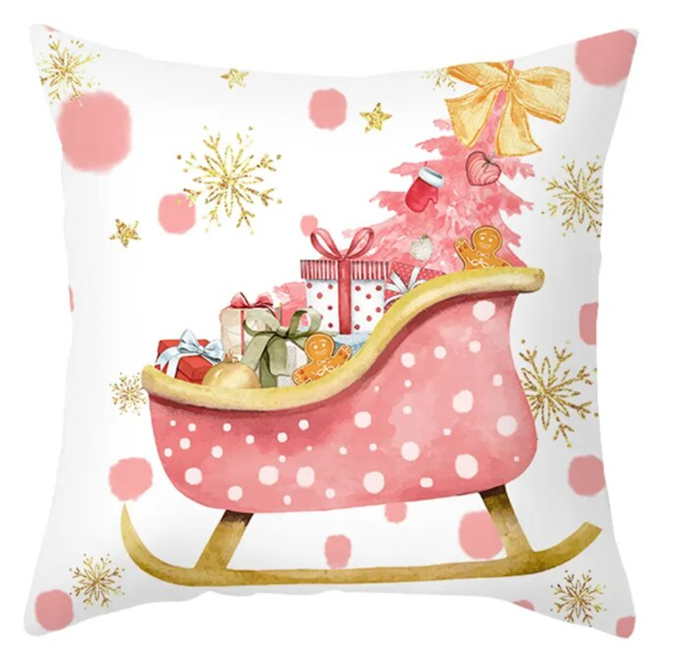 Soft Toned Christmas Pillow Covers