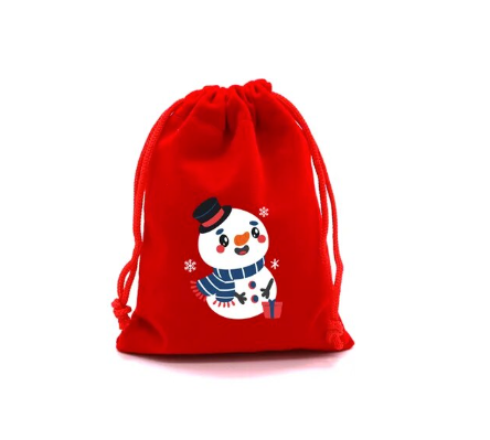 Merry Christmas Velvet Bags