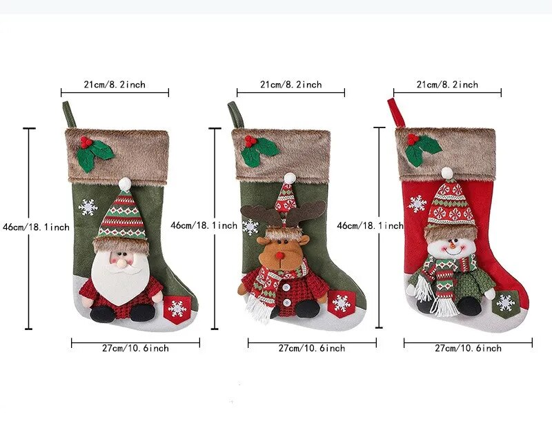 Christmas Character 3D Stocking