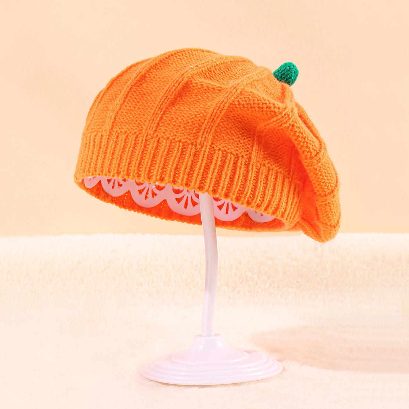 Baby & Me Pumpkin Beanies