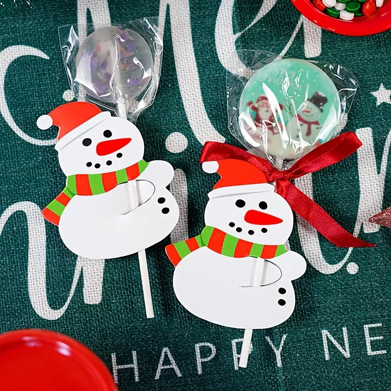 Christmas Lollipop Paper Cards