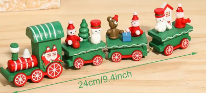 Christmas Wooden Train