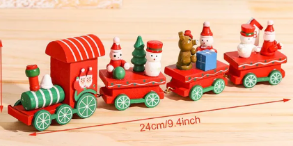 Christmas Wooden Train