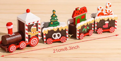 Christmas Wooden Train